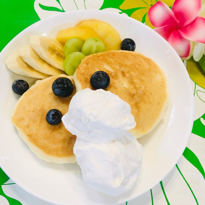 米粉で作る!ビーガンパンケーキ